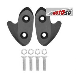 Rétroviseurs Moto Noir Pour Honda CBR900, CBR919, CBR929, CBR954 (1998-2003) - Paire Gauche/droite - Aluminium CNC - Verre Haute Définition - 9