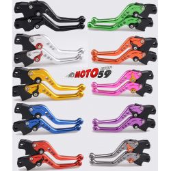 LEVIERS DE FREIN ET EMBRAYAGE ALU RACING CNC YAMAHA MT09 /SP/TRACER 24-26 MT10 22-25 YZF R7 21-26 R9 25 XSR 900 /GP 22-26