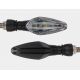  CLIGNOTANTS BARACUDA MOTO NOIRS LED ABS x2