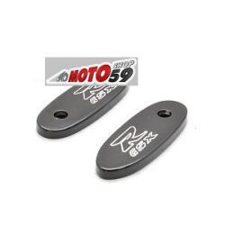 Rétroviseurs Moto Noir Pour Honda CBR900, CBR919, CBR929, CBR954 (1998-2003) - Paire Gauche/droite - Aluminium CNC - Verre Haute Définition - 10