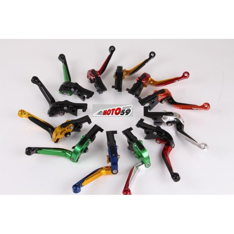 Leviers De Frein Et D'embrayage En Alliage Aluminium Pour Suzuki V-Strom, Gladius, Burgman... - Amélioration Sécurité Et Style - 9