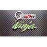 PORTE CLÉS LATEX MOTOS KAWASAKI NINJA VERT