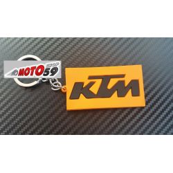 PORTE CLÉS LATEX MOTOS KTM ORANGE