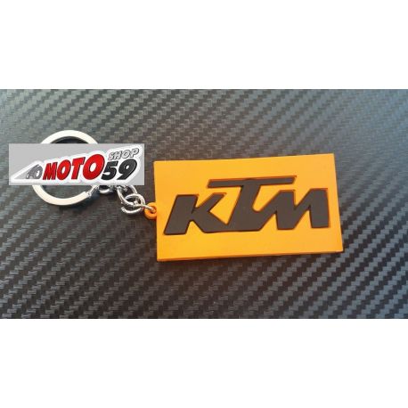 PORTE CLÉS LATEX MOTOS KTM ORANGE