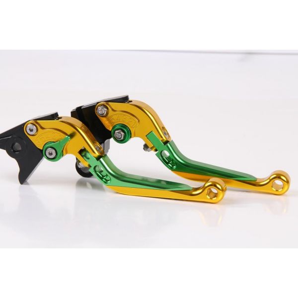Leviers De Frein Chromés Pour Yamaha PW50 - Longueur 120 Mm - Argent - Paire Avant/arrière - 3