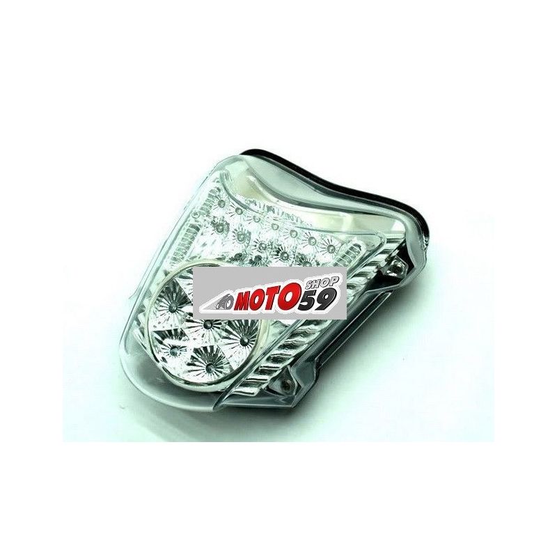 Feu Arrière Moto Intégré Pour Suzuki GSXR600/750 (2004-2005) - Clignotants, Stop Et Position - Verre Fumé