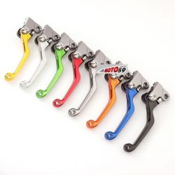LEVIERS FREIN ET EMBRAYAGE PLIABLE ALU RACING CROSS HONDA CRF 250 450 R CRF250R CRF450R RX CRF250RX CRF450RX 07-19