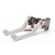 LEVIERS FREIN ET EMBRAYAGE PLIABLE ALU RACING CROSS YAMAHA YZ65 2018 YZ 80 85 15-25