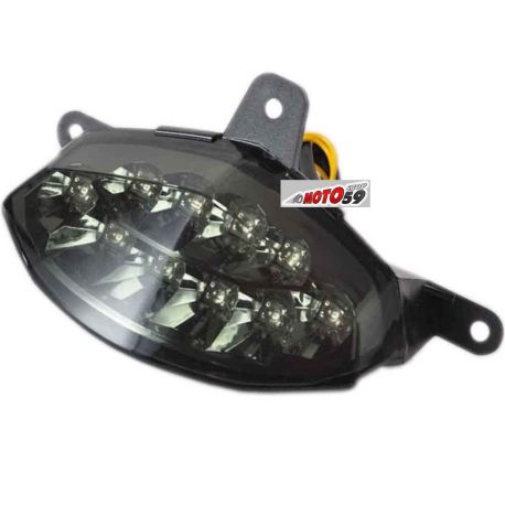 FEU ARR CRYSTAL FUMÉ LEDS CLIGNOTANTS INTÉGRÉS KTM 125 200 390 10-16