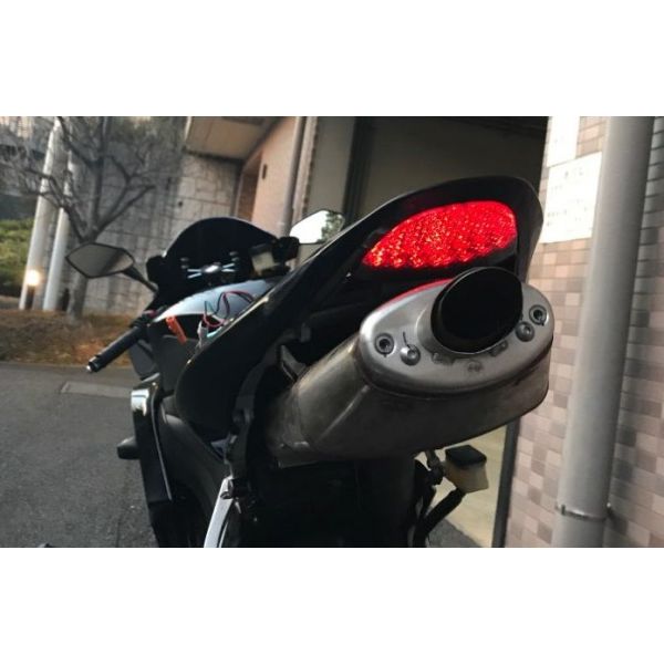 Feu arrière fumé clignotant intégré tail light Toutes Buell X1 Lightning