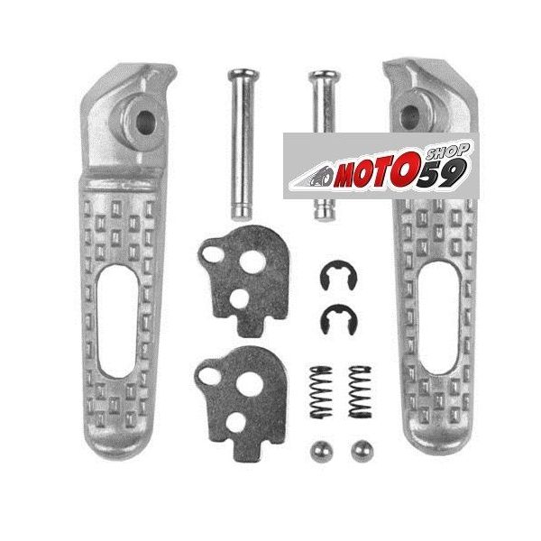 Universal Motorcycle Foot Pegs Footrest - Aluminum Rearset Pedals For CBR, CB400, NSR250 Models