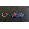 PORTE CLÉS LATEX MOTOS HONDA OVALE BLEU