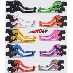 LEVIERS DE FREINS AVANT ARRIERE ALU RACING CNC SCOOTER GILERA GP800 GP 800 10-17