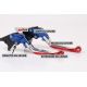 LEVIERS FREIN ET EMBRAYAGE REPLIABLES FLIP UP ATV QUAD YAMAHA RAPTOR 250 350 YFM 700 700R 06-25 WOLVERINE 350 450 06-10 YFZ450